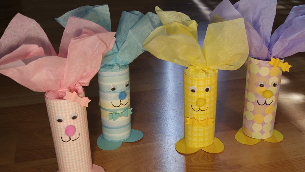 Easter Craft DIY Toilet Paper Roll Bunny
